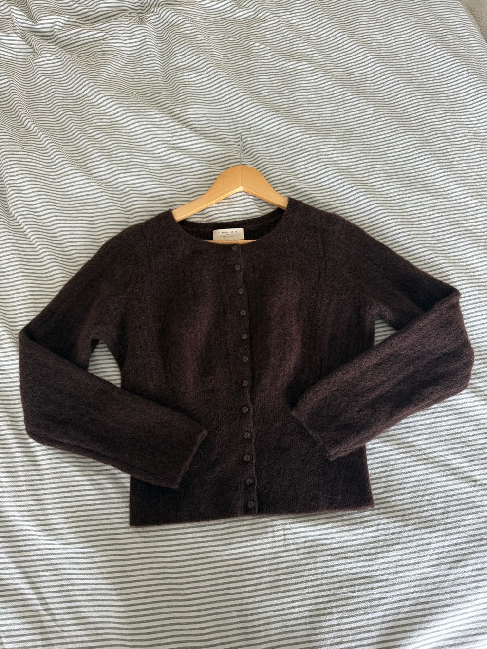 Sezane Brown Leonor Cardigan